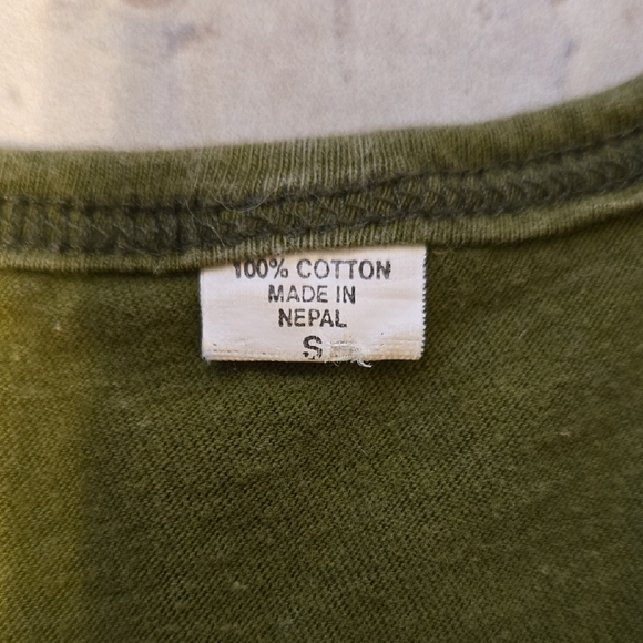 Embroidered Green Mini Dress - Picture 8 of 8